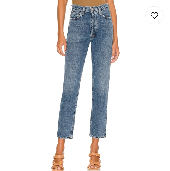 Agolde Denim - Agolde Fen High Rise Relaxed Taper In Highway